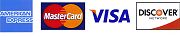 Visa, MasterCard, American Express